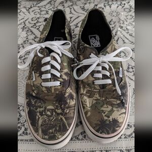 Mens Vans Authentic Boba Fett Star Wars Sneakers Shoes Limited Edition Geek